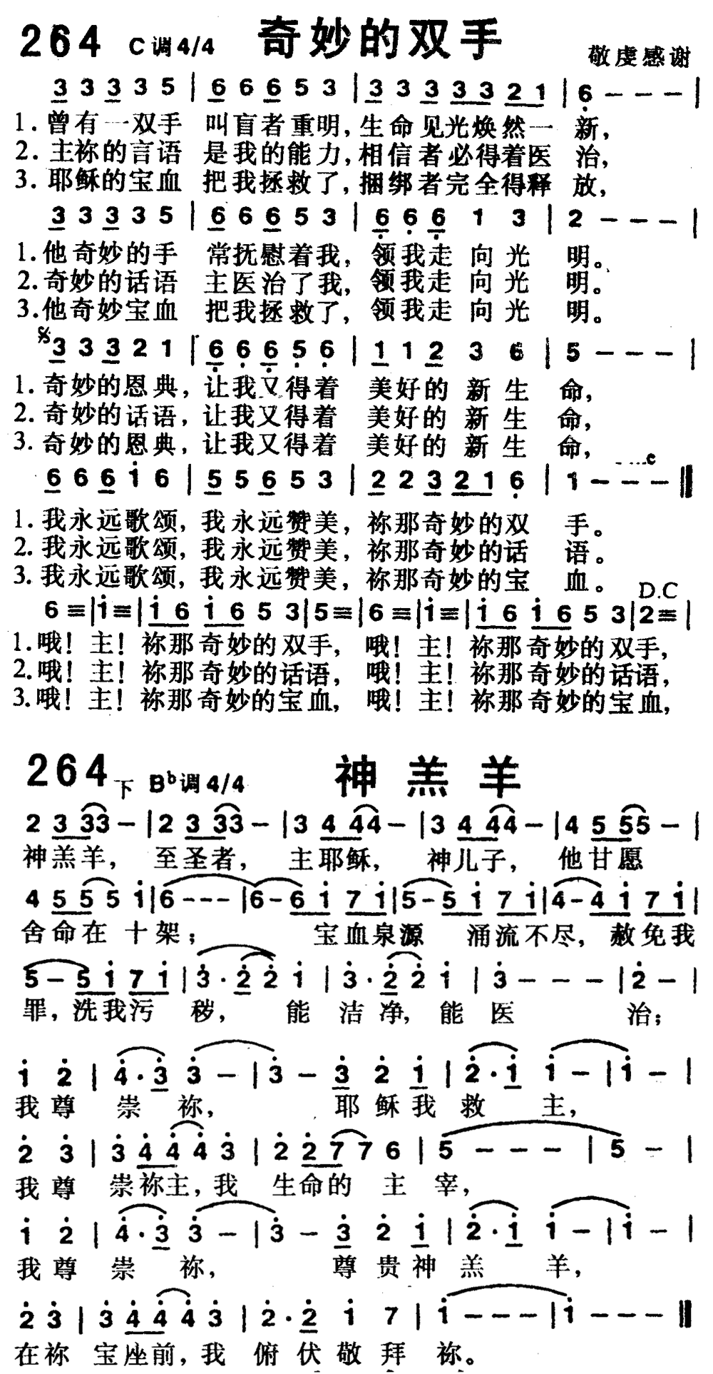 《第264首 -奇妙的双手  》