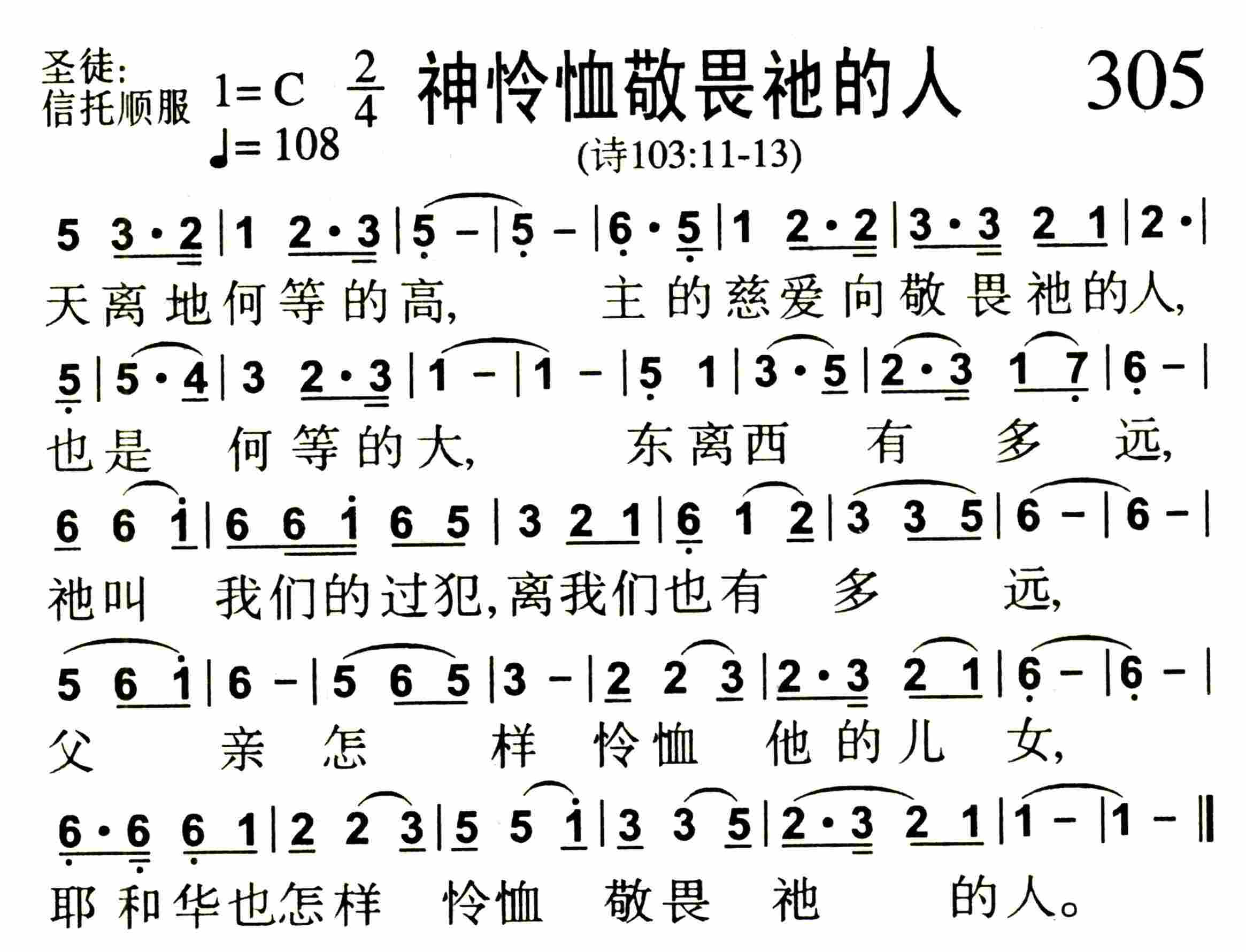 《神怜恤敬畏祂的人》