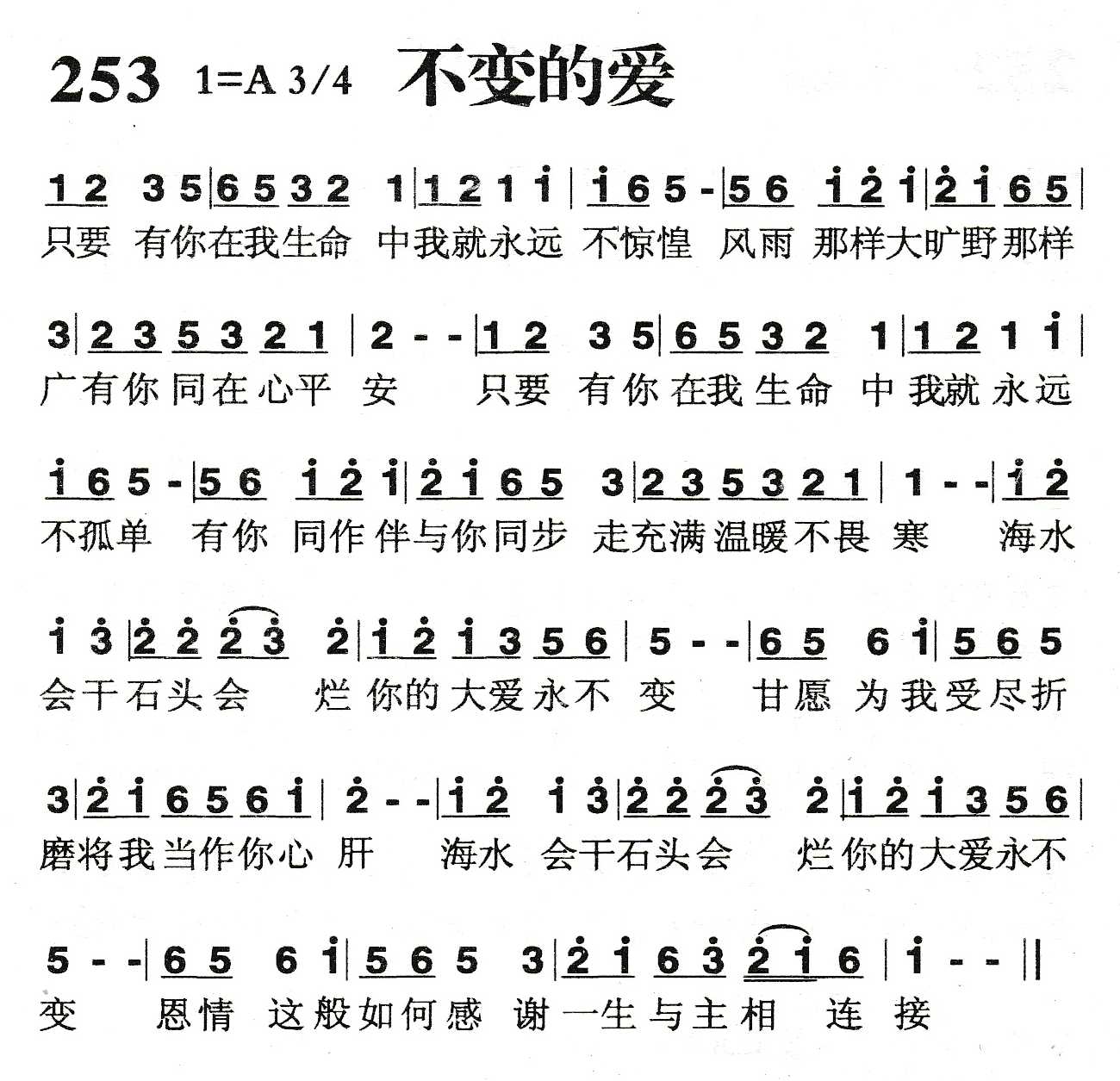 《不变的爱》