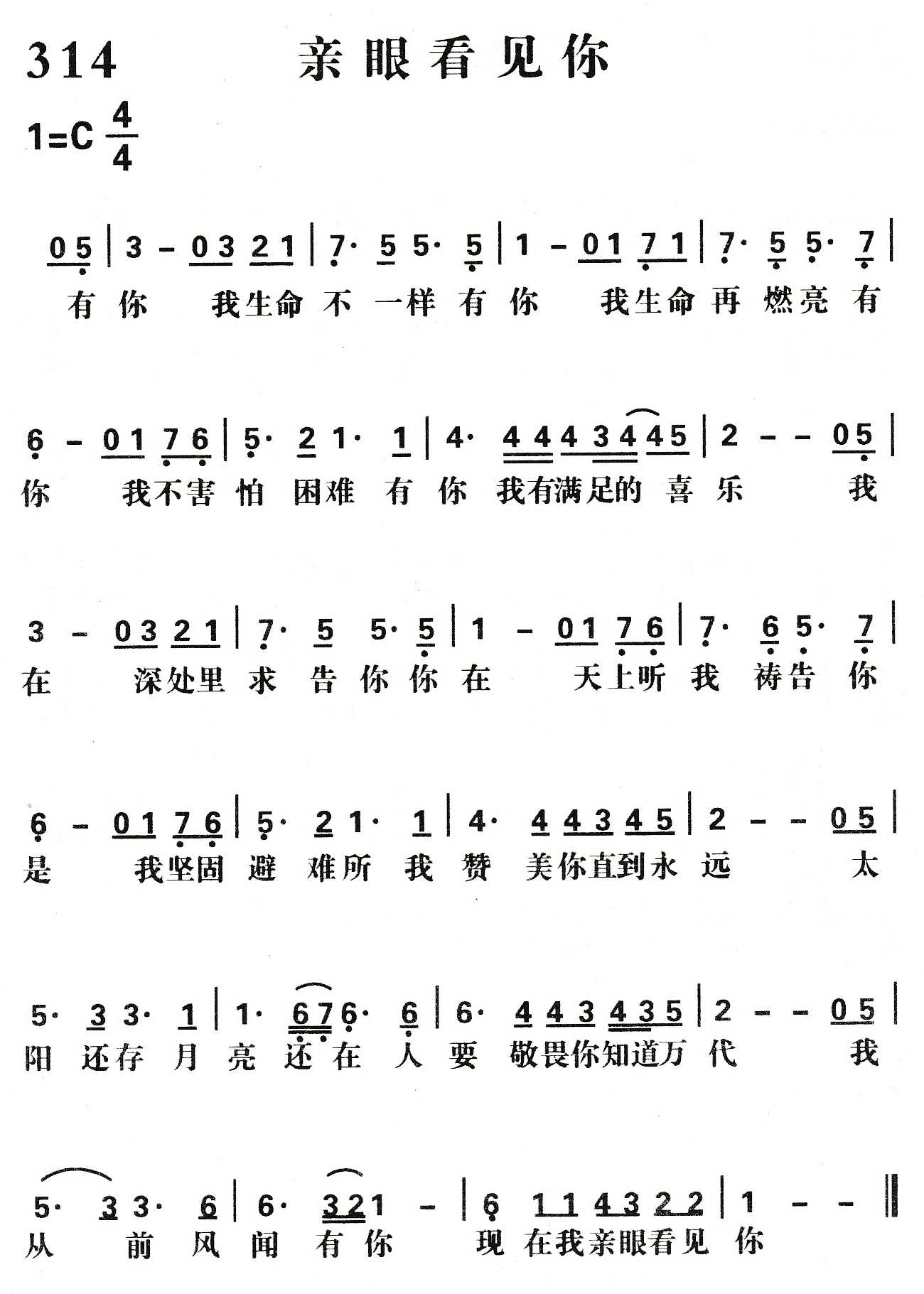 《亲眼看见你》