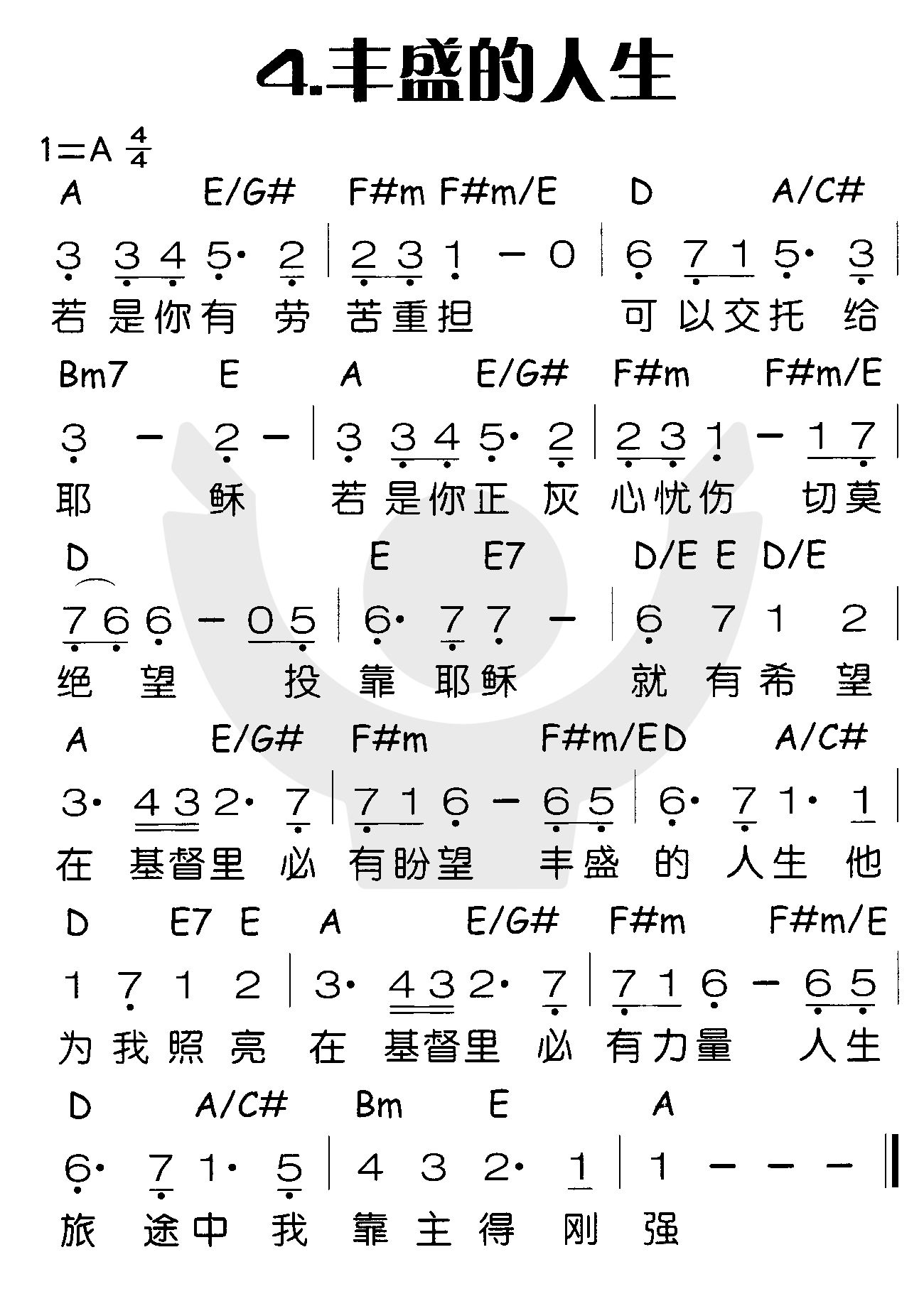 《丰盛的人生》
