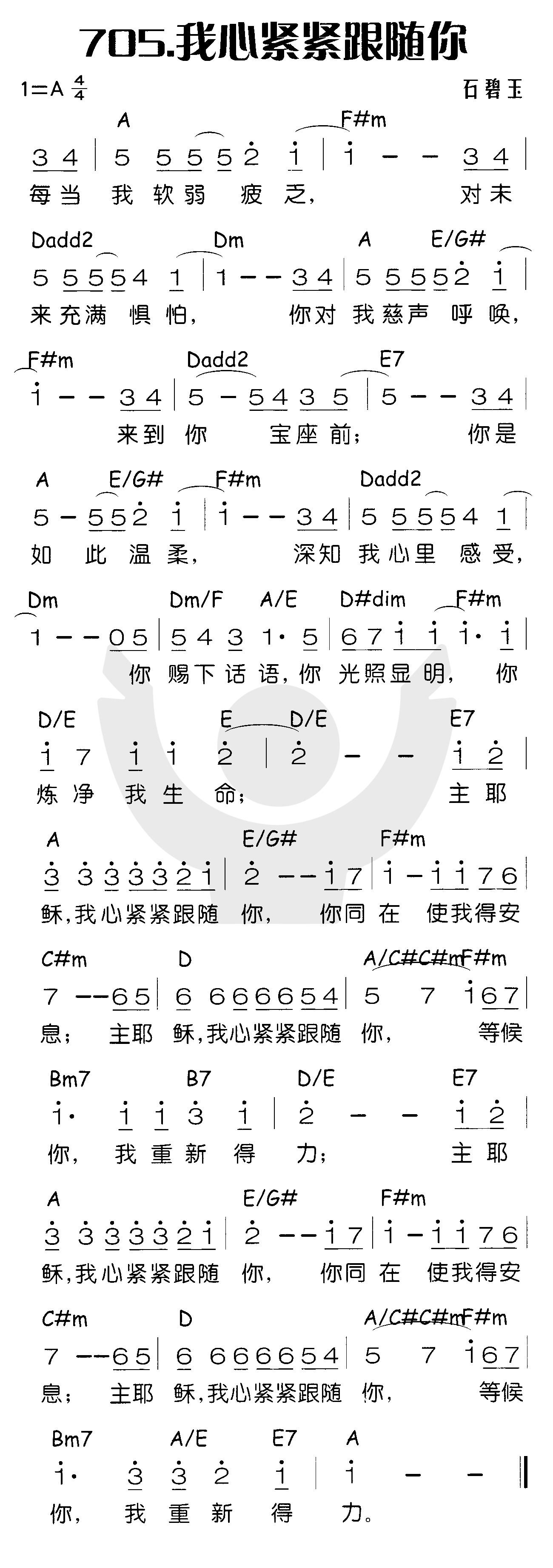 《我心紧紧跟随你》