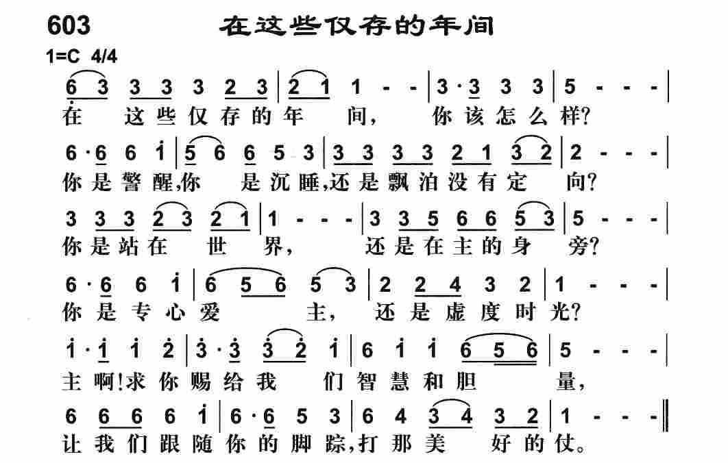 《在这些仅存的年间》