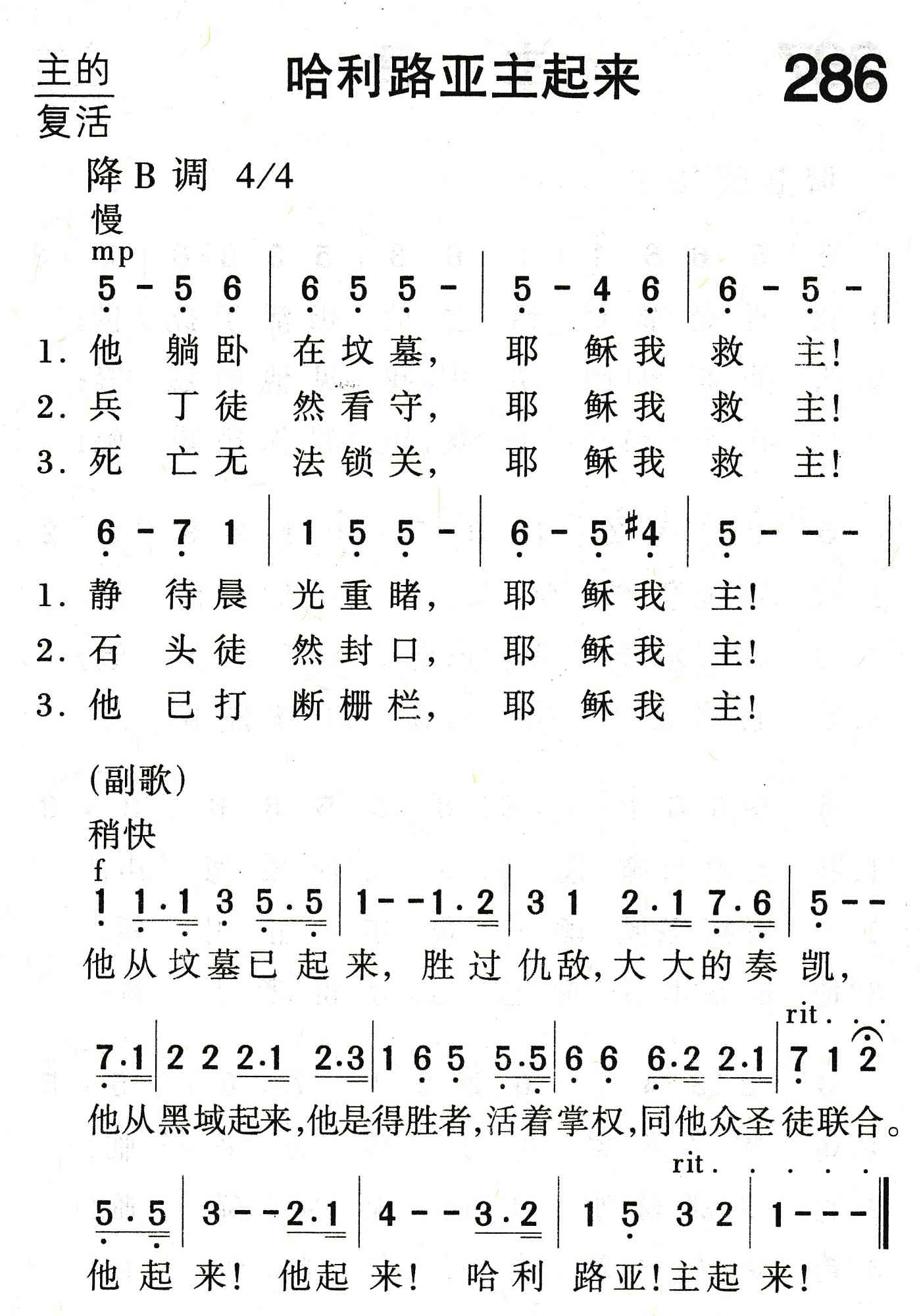 《哈利路亚主起来》