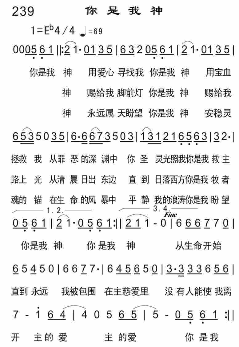 《你是我神》