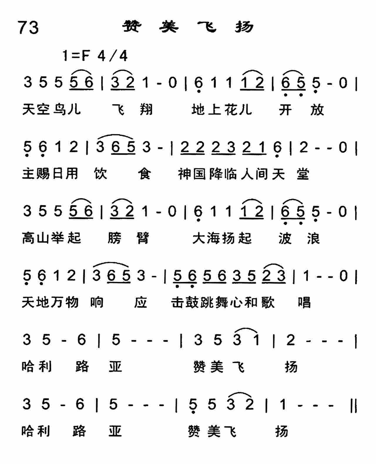 《赞美飞扬》