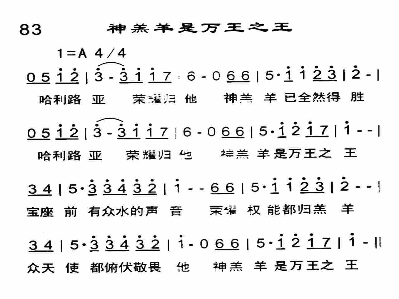 《神羔羊是万王之王》