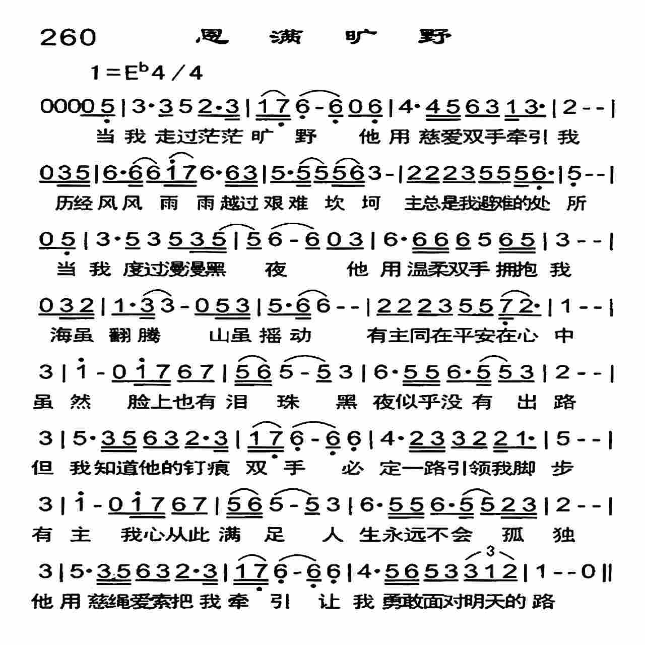 《恩满旷野》