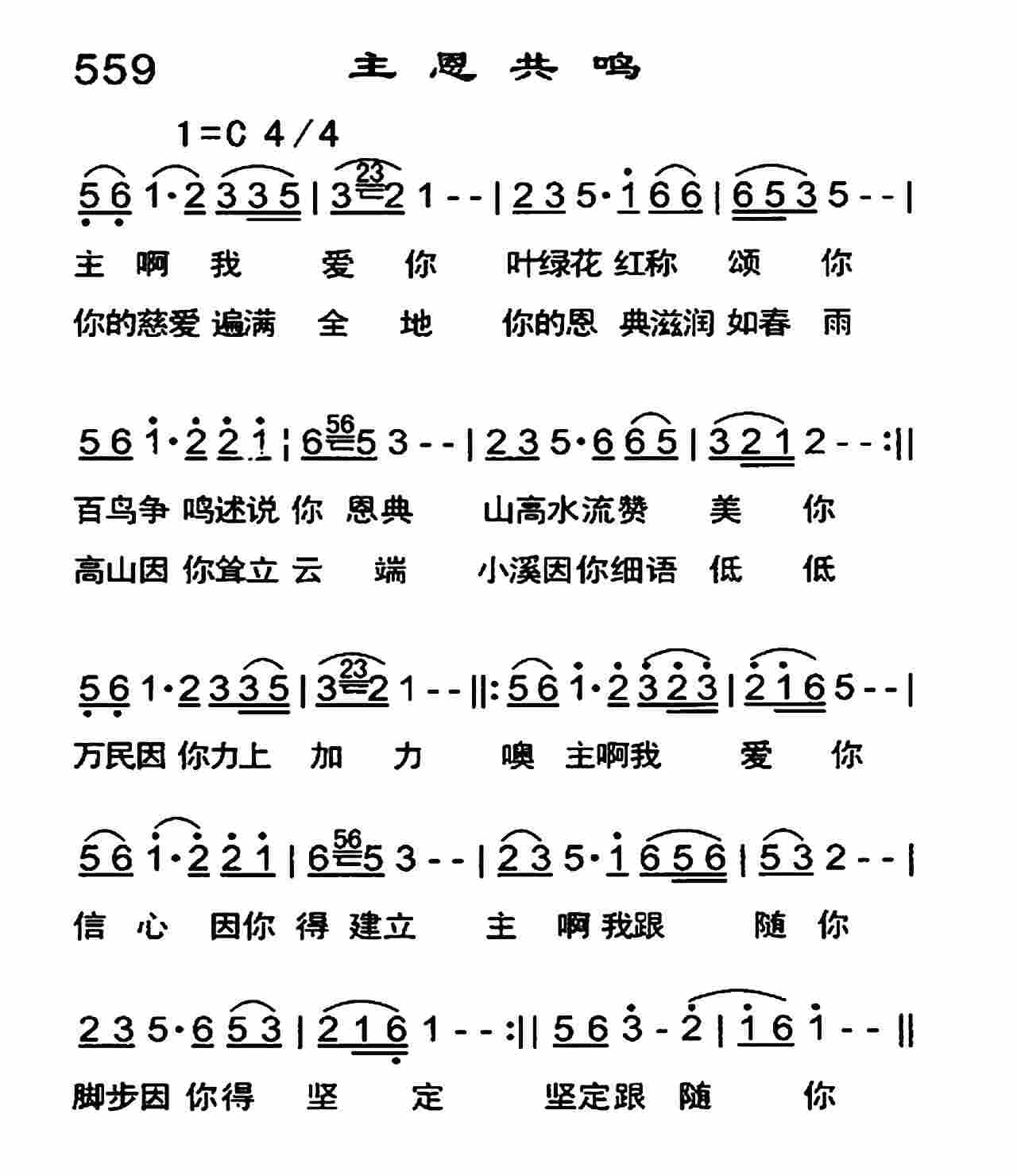 《主恩共鸣》