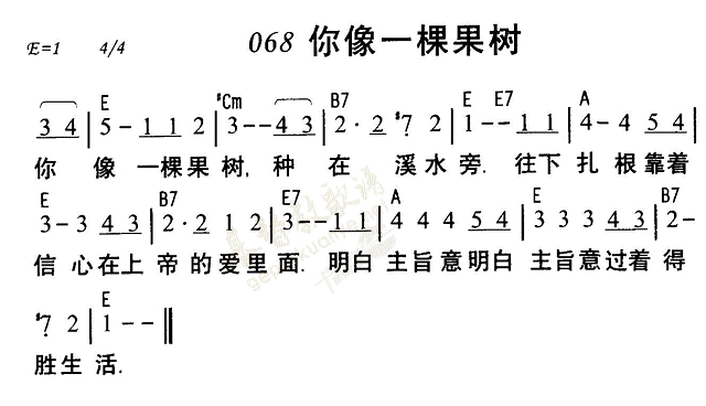 《第68首 - 你像一棵果树》