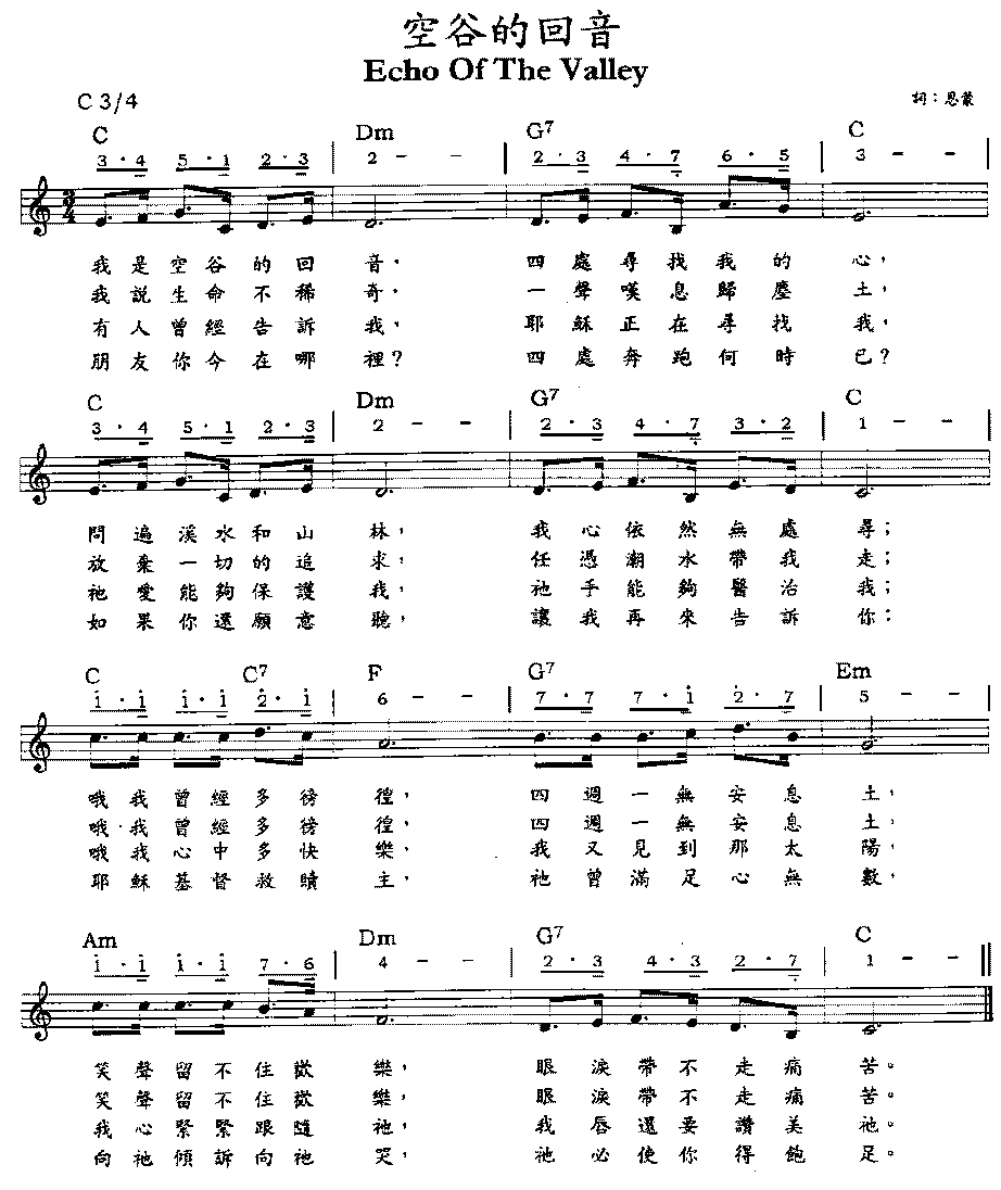 《空谷的回音》