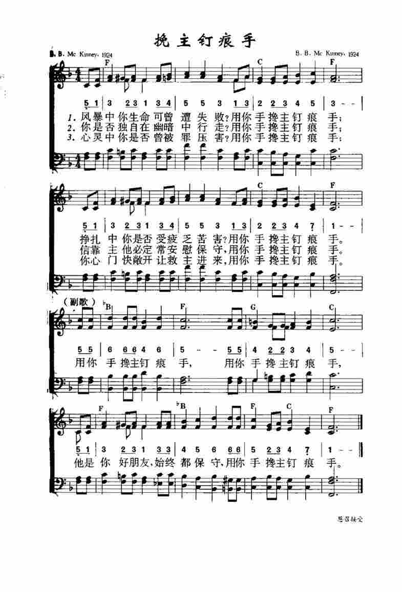 《第377首 - 挽主钉痕手》